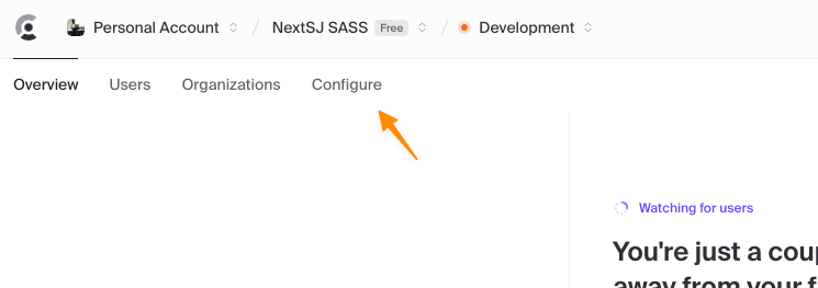 Webhook configuration